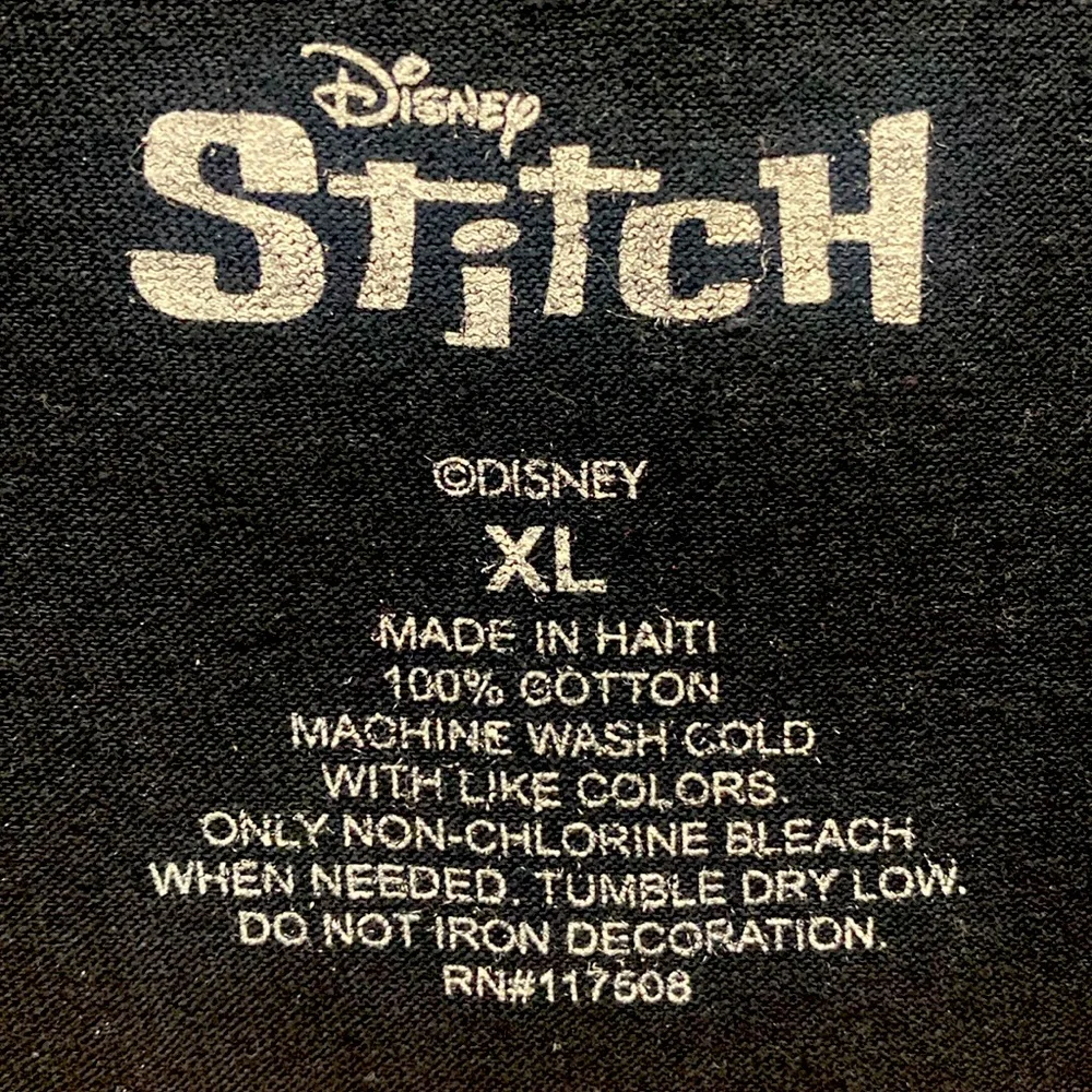 Disney Stitch Splatter Double-Sided Graphic T-Shirt - Size Extra Large XL - NWT - Picture 5 of 5